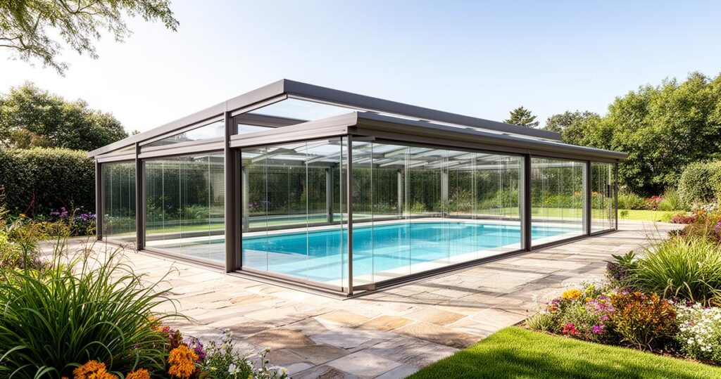 Top 4 des meilleurs abris de piscine en 2026 : Azenco, Gustave Rideau, Abrisud, AbriDeal